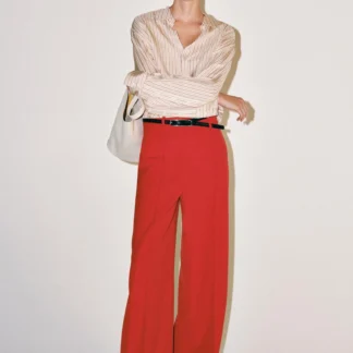 ZARA ZW COLLECTION WIDE-LEG TROUSERS