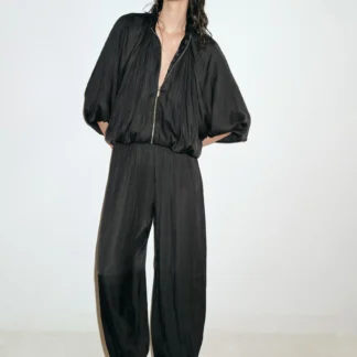 ZARA SATIN SAROUEL TROUSERS