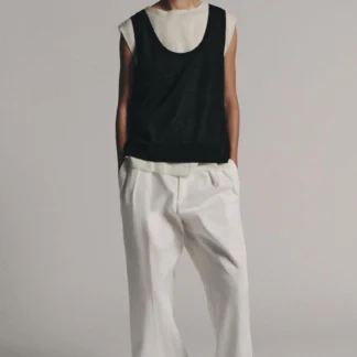 ZARA CONTRAST KNIT TOP