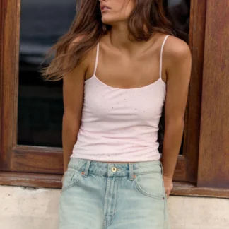 ZARA SHIMMERY STRAPPY TOP