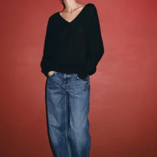 ZARA V-NECK KNIT JUMPER