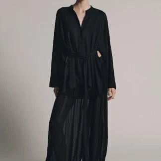 ZARA ZW COLLECTION BELTED SHIRT