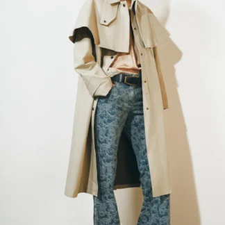 ZARA ZW COLLECTION CAPE TRENCH COAT