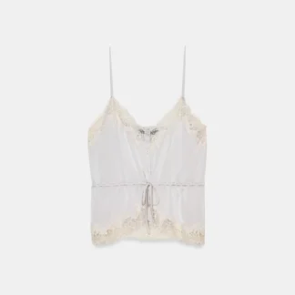 ZARA SATIN LACE TOP