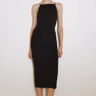 ZARA POLYAMIDE BLEND MIDI DRESS