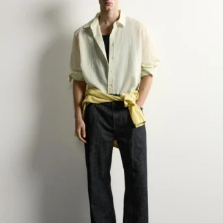 ZARA FLOWING TEXTURED SHIRT