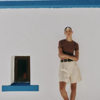 ZARA CROPPED SHORT SLEEVE T-SHIRT