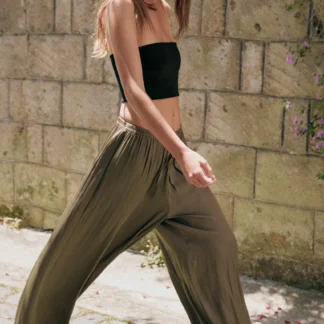 ZARA FLOWING PALAZZO TROUSERS