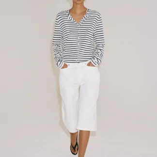 ZARA 100% COTTON BUTTON-UP T-SHIRT