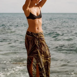 ZARA PALM TREE PRINT PAREO