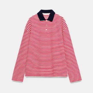 ZARA STRIPED POLO SHIRT
