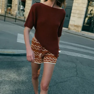ZARA ASYMMETRIC KNIT TOP