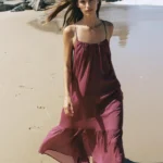 ZARA FLOWING BEADED DRESS