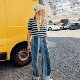 ZARA SHORT SLEEVE KNIT TOP