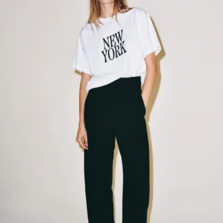 ZARA TEXT OVERSIZE T-SHIRT