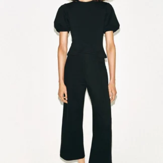 ZARA PUFF SLEEVE TOP