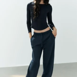 ZARA BOAT NECK T-SHIRT