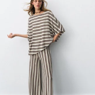 ZARA SHORT SLEEVE RUSTIC TOP