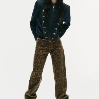 ZARA TRF DENIM JACKET WITH BUTTONS