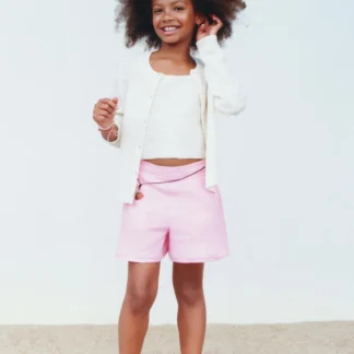 ZARA 100% LINEN BERMUDA SHORTS