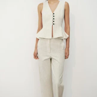 ZARA PINSTRIPED TROUSERS