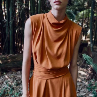 ZARA BELTED PLAYSUIT WITH SHOULDER PADS
