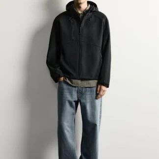 ZARA TECHNICAL FLEECE-LINED JACKET