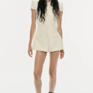 ZARA SHOULDER PAD PLAYSUIT