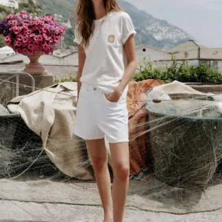 ZARA METALLIC EMBELLISHED T-SHIRT