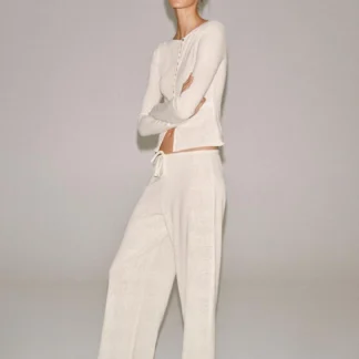 ZARA RUSTIC BUTTON-UP T-SHIRT
