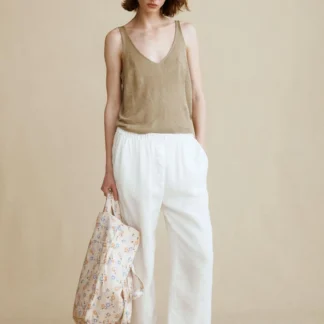 ZARA 100% LINEN TROUSERS CREATED BY CARAMEL LONDON X ZARA