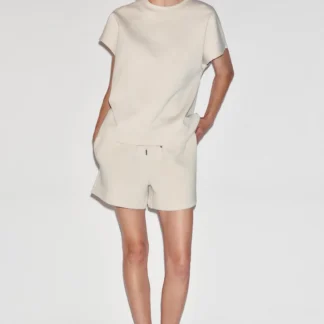 ZARA SHORT SLEEVE INTERLOCK T-SHIRT