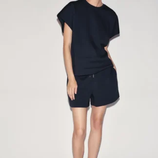ZARA INTERLOCK SHORTS