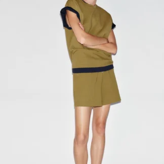 ZARA INTERLOCK SHORTS