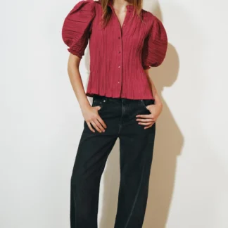 ZARA ZW COLLECTION PUFF SLEEVE SHIRT