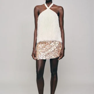 ZARA SEQUIN MINI SKIRT