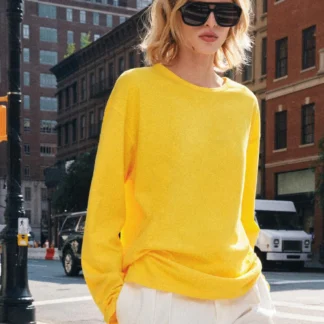 ZARA COTTON AND LINEN T-SHIRT