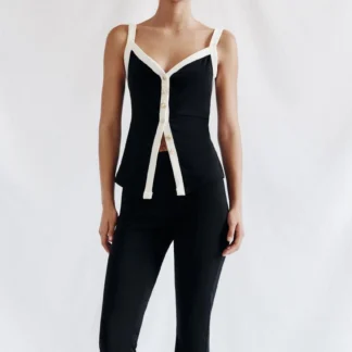 ZARA FLARED SEAM DETAIL LEGGINGS