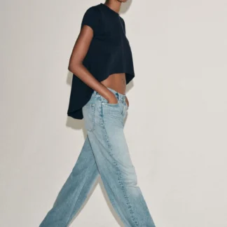 ZARA ASYMMETRIC COTTON T-SHIRT
