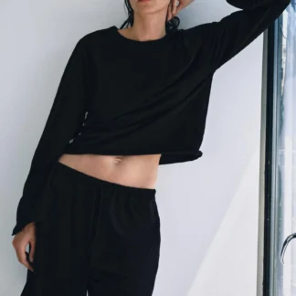 ZARA COTTON DRAWSTRING BERMUDA SHORTS