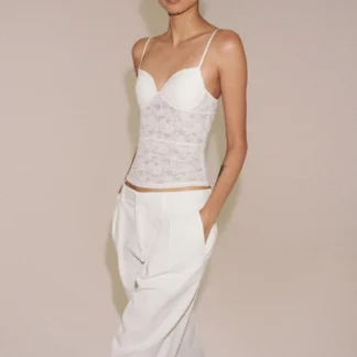 ZARA LACE STRAPPY TOP