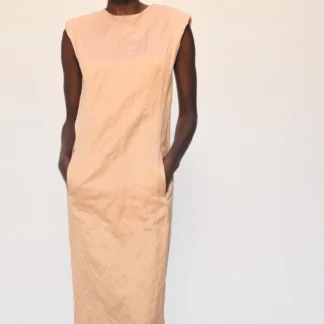 ZARA ZW COLLECTION CREASED-EFFECT MIDI DRESS
