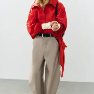 ZARA VOLUMINOUS TROUSERS WITH BELT