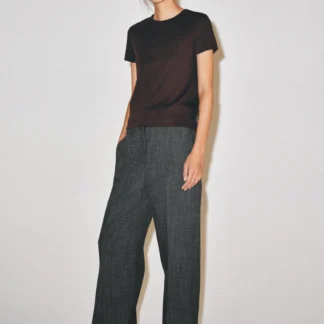 ZARA INTERLOCK SHORT SLEEVE T-SHIRT