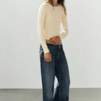ZARA COTTON LONG SLEEVE T-SHIRT