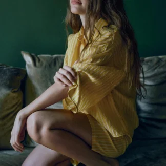 ZARA STRIPED PRINT SHIRT