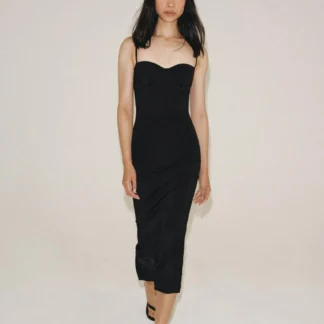 ZARA POLYAMIDE MIDI DRESS