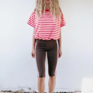 ZARA CAPRI LEGGINGS WITH SIDE STRIPES