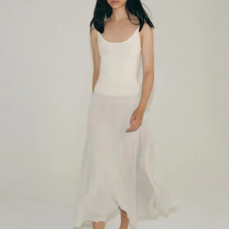 ZARA ZW COLLECTION PLEATED MIDI SKIRT