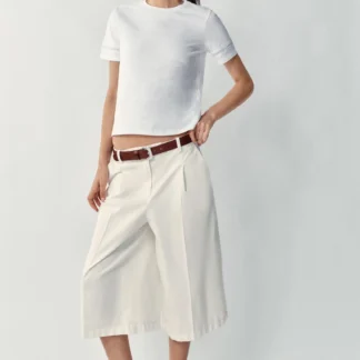 ZARA SHORT SLEEVE T-SHIRT WITH TRIM